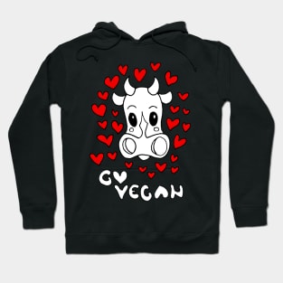 go vegan Hoodie